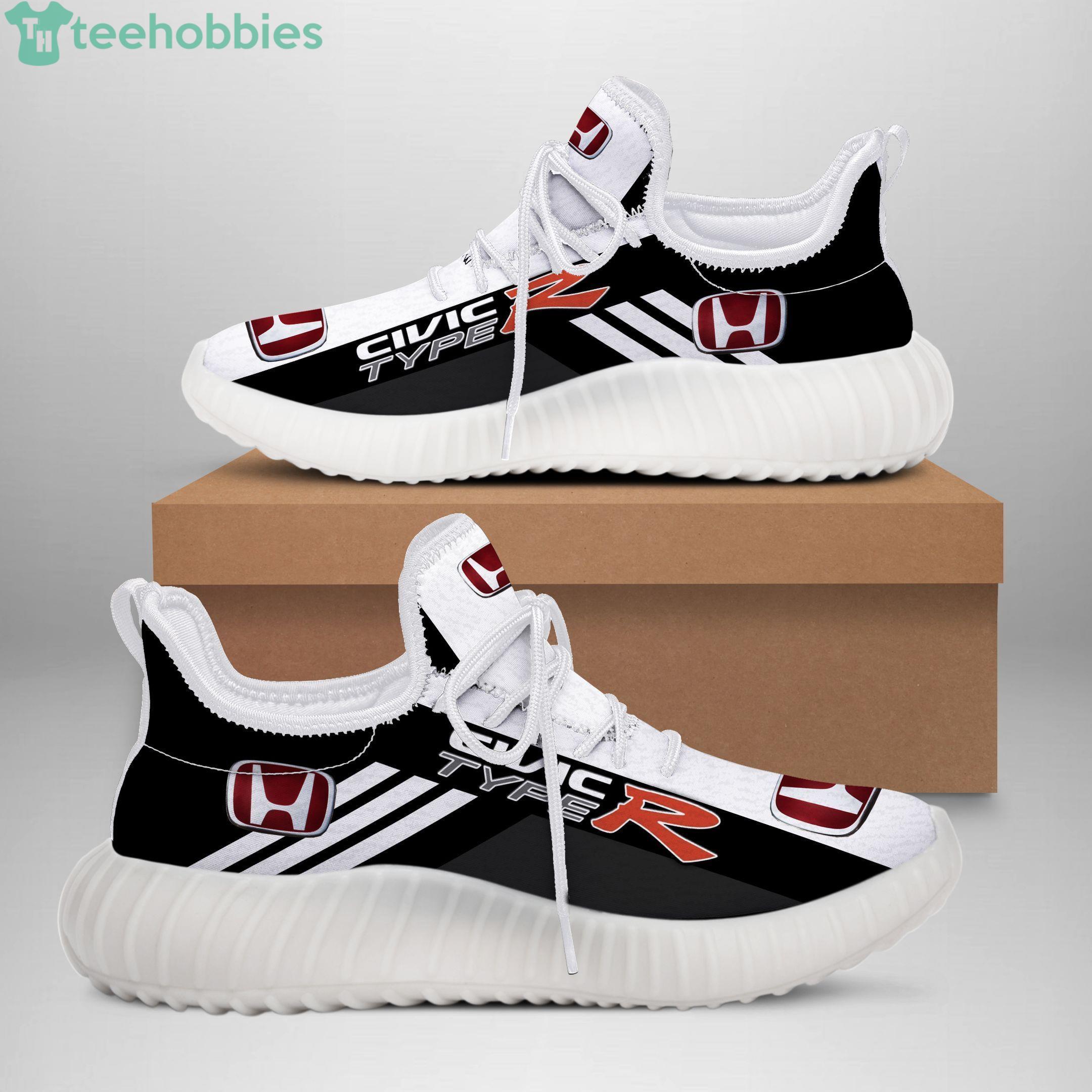 Honda Civic Type R Sneaker Fans White Striped Reze Shoes image Honda Civic Type-R Sneaker Fans White Striped Reze Shoes Product Photo 2