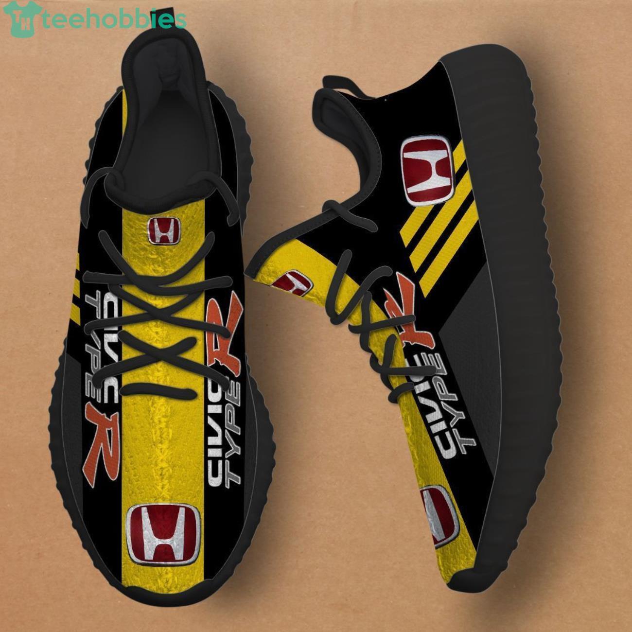 Honda Civic Type-R Sneaker Fans Yellow Striped Reze Shoes Product Photo 3 Honda Civic Type-R Sneaker Fans Yellow Striped Reze Shoes Product Photo 3