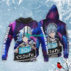 Hoshimachi Suisei All Over Printed 3D Shirt Holo Graffiti Custom Anime Fans Product Photo 3