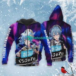 Hoshimachi Suisei All Over Printed 3D Shirt Holo Graffiti Custom Anime Fans Product Photo 1