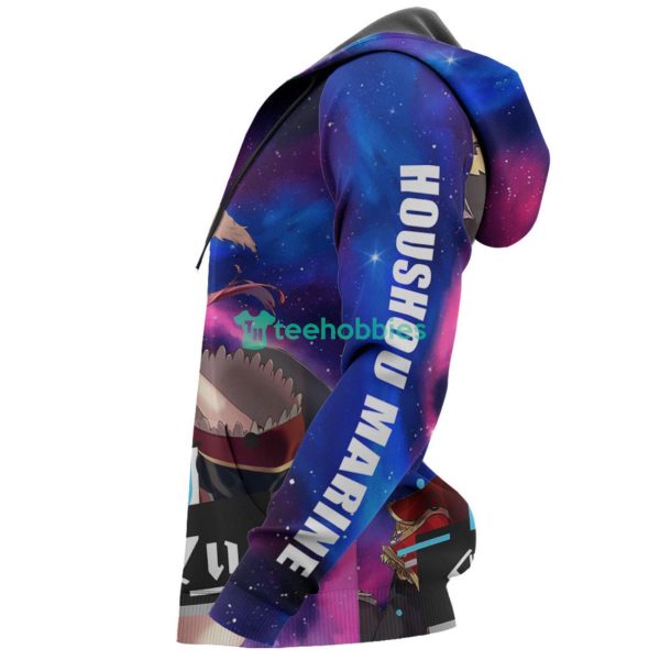 Houshou Marine All Over Printed 3D Shirt Holo Graffiti Custom Anime Fans Product Photo 6