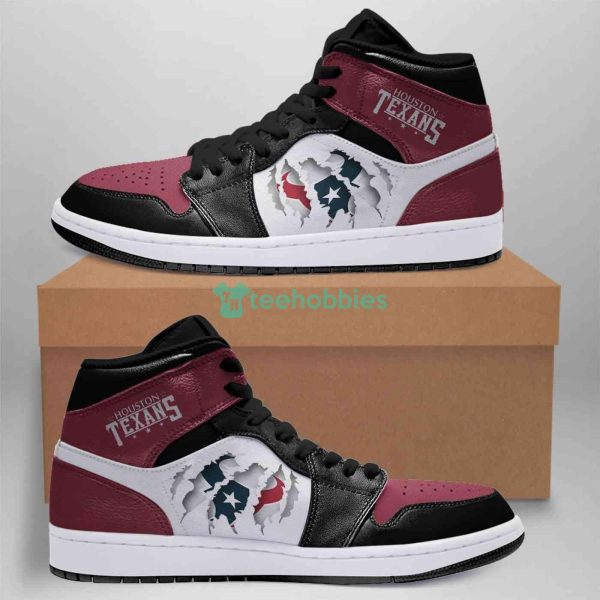 Houston Texans Outdoor Fans Air Jordan Hightop Shoes Product Photo 1