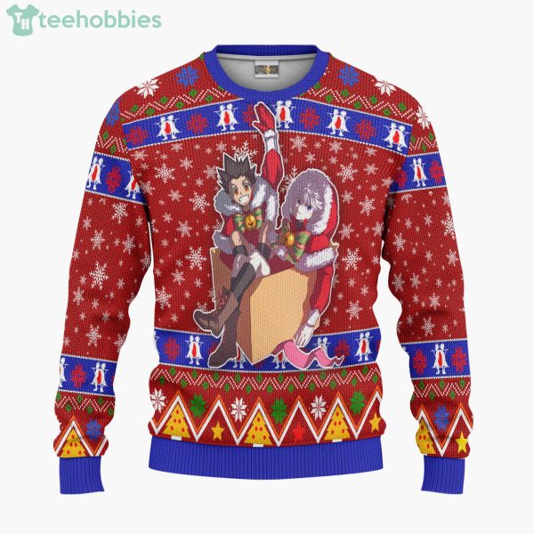 Hunter x Hunter Gon And Killua Custom Anime Fans Ugly Christmas Sweater Hoodie Product Photo 1