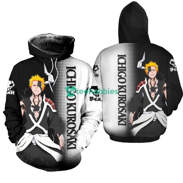 Ichigo Costume Bleach Anime Fans All Over Printed 3D Shirt Product Photo 2