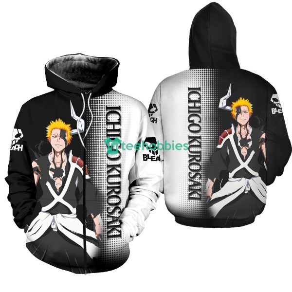 Ichigo Costume Bleach Anime Fans All Over Printed 3D Shirt Product Photo 1