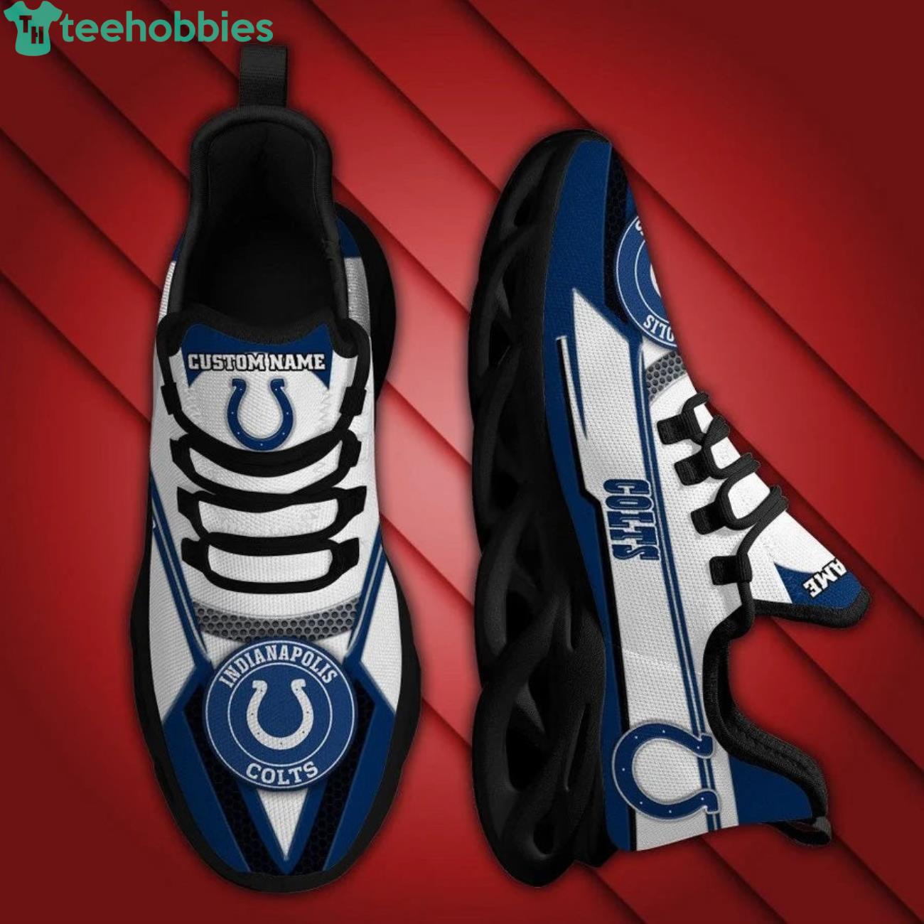 Indianapolis Colts Custom Name Sneakers Max Soul Shoes Sport Shoes For Men  And Women - Freedomdesign