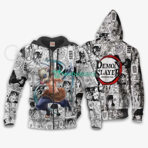 Inosuke All Over Printed 3D Shirt Custom Manga Mix Anime Fans Kimetsu Product Photo 2