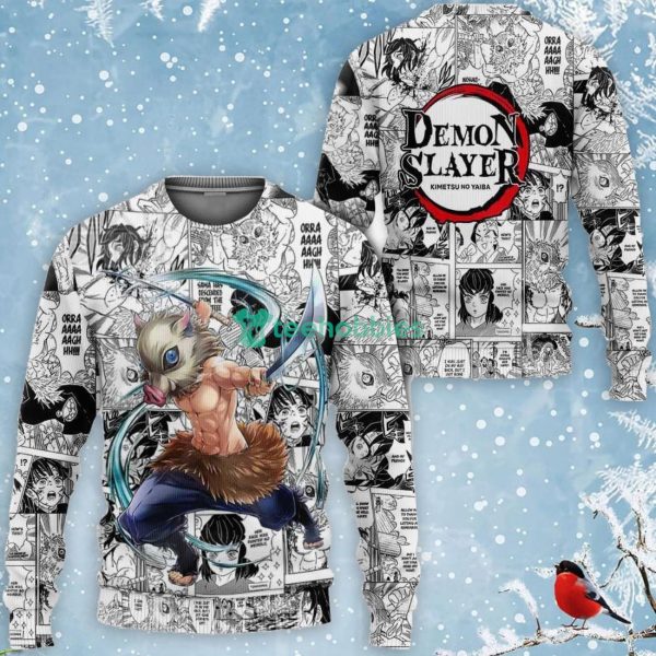 Inosuke All Over Printed 3D Shirt Custom Manga Mix Anime Fans Kimetsu Product Photo 3