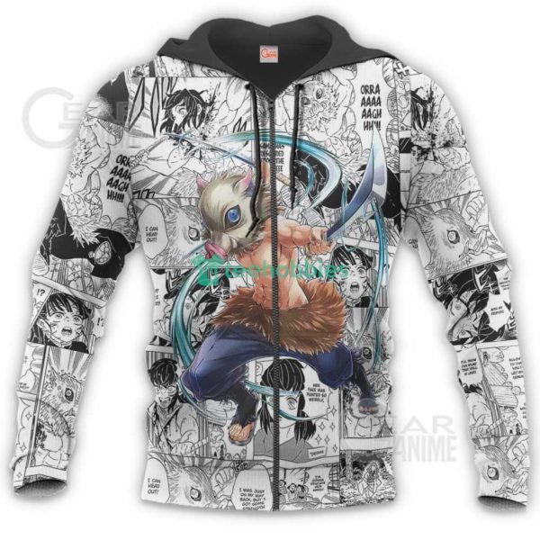 Inosuke All Over Printed 3D Shirt Custom Manga Mix Anime Fans Kimetsu Product Photo 8