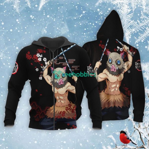 Inosuke Hashibira All Over Printed 3D Shirt Custom Kimetsu Anime Fans Japan Style Product Photo 1