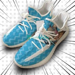 Inosuke Hashibira Custom Kimetsu No Yaiba Anime Yeezy Shoes For Fans Product Photo 1