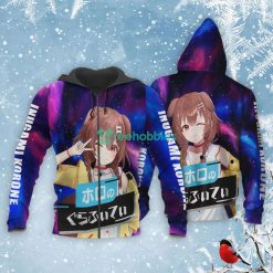Inugami Korone All Over Printed 3D Shirt Holo Graffiti Custom Anime Fans Product Photo 1