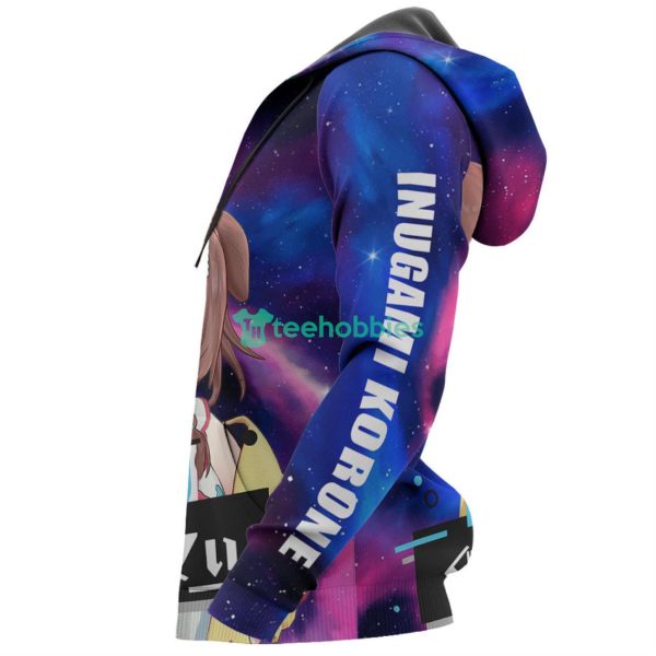 Inugami Korone All Over Printed 3D Shirt Holo Graffiti Custom Anime Fans Product Photo 6