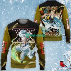 Isaac Netero All Over Printed 3D Shirt Custom Anime Fans Hunter And Hunter Product Photo 2