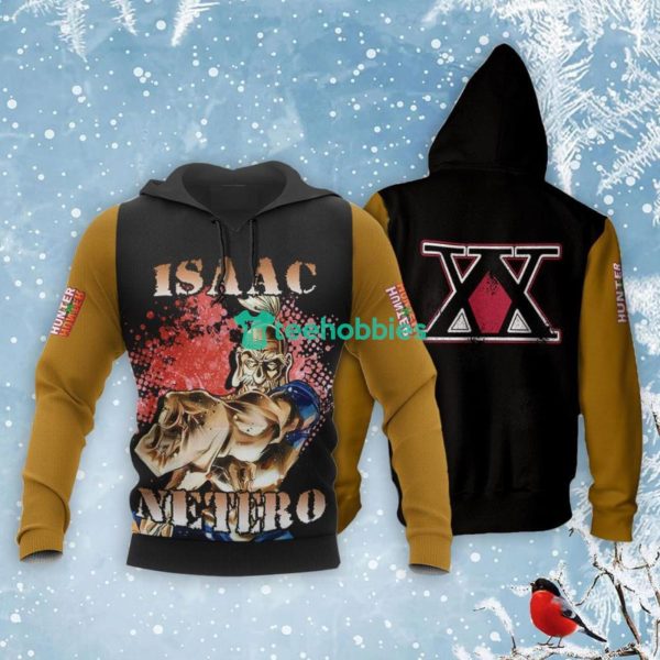 Isaac Netero Black All Over Printed 3D Shirt Custom Anime Fans Hunter And Hunter Product Photo 3