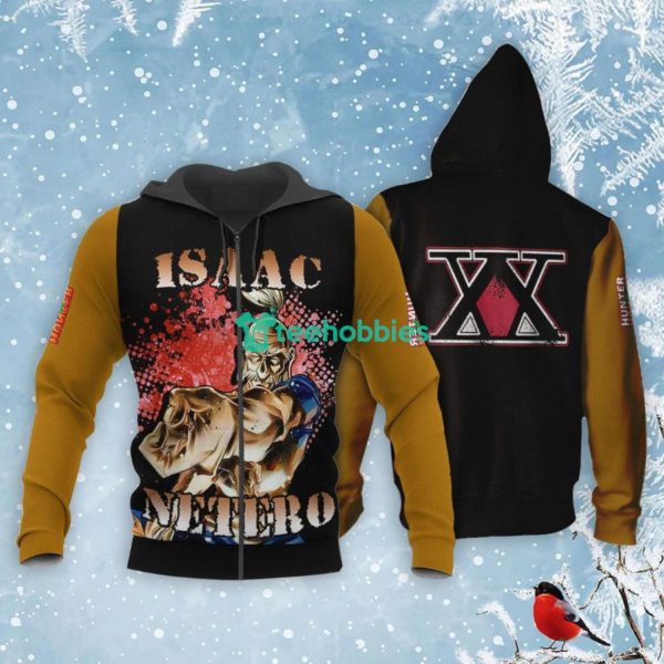 Isaac Netero Black All Over Printed 3D Shirt Custom Anime Fans Hunter And Hunter Product Photo 1