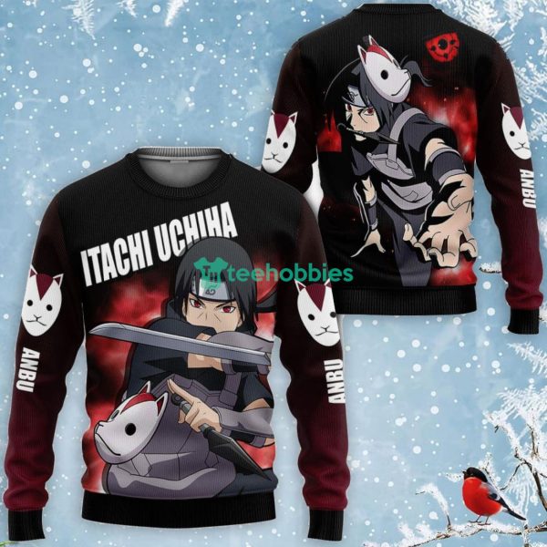 Itachi Anbu All Over Printed 3D Shirt Naruto Custom Anime Fans Product Photo 2