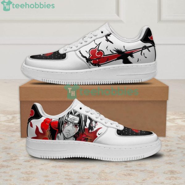 Itachi Custom Akatsuki Anime Air Force Shoes For Fansproduct photo 1