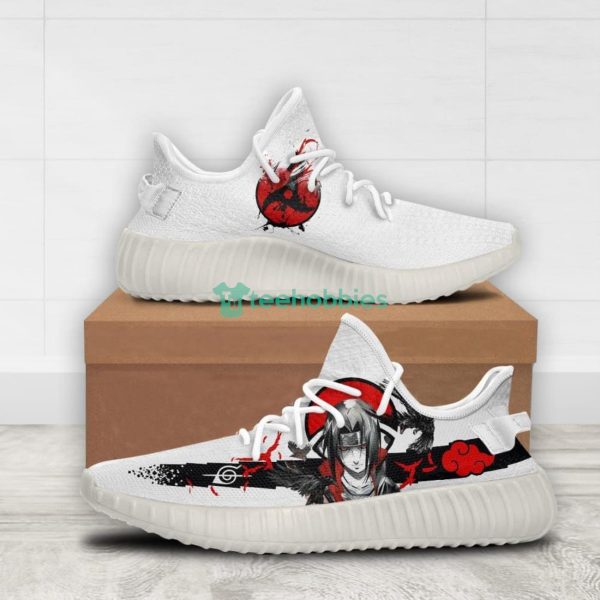 Itachi Custom Mangekyou Sharingan Anime Yeezy Shoes For Fans Product Photo 2