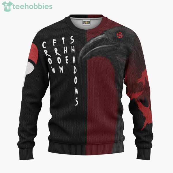 Itachi Uchiha Naruto Anime Fans Ugly Christmas Sweater Hoodie Custom Product Photo 1
