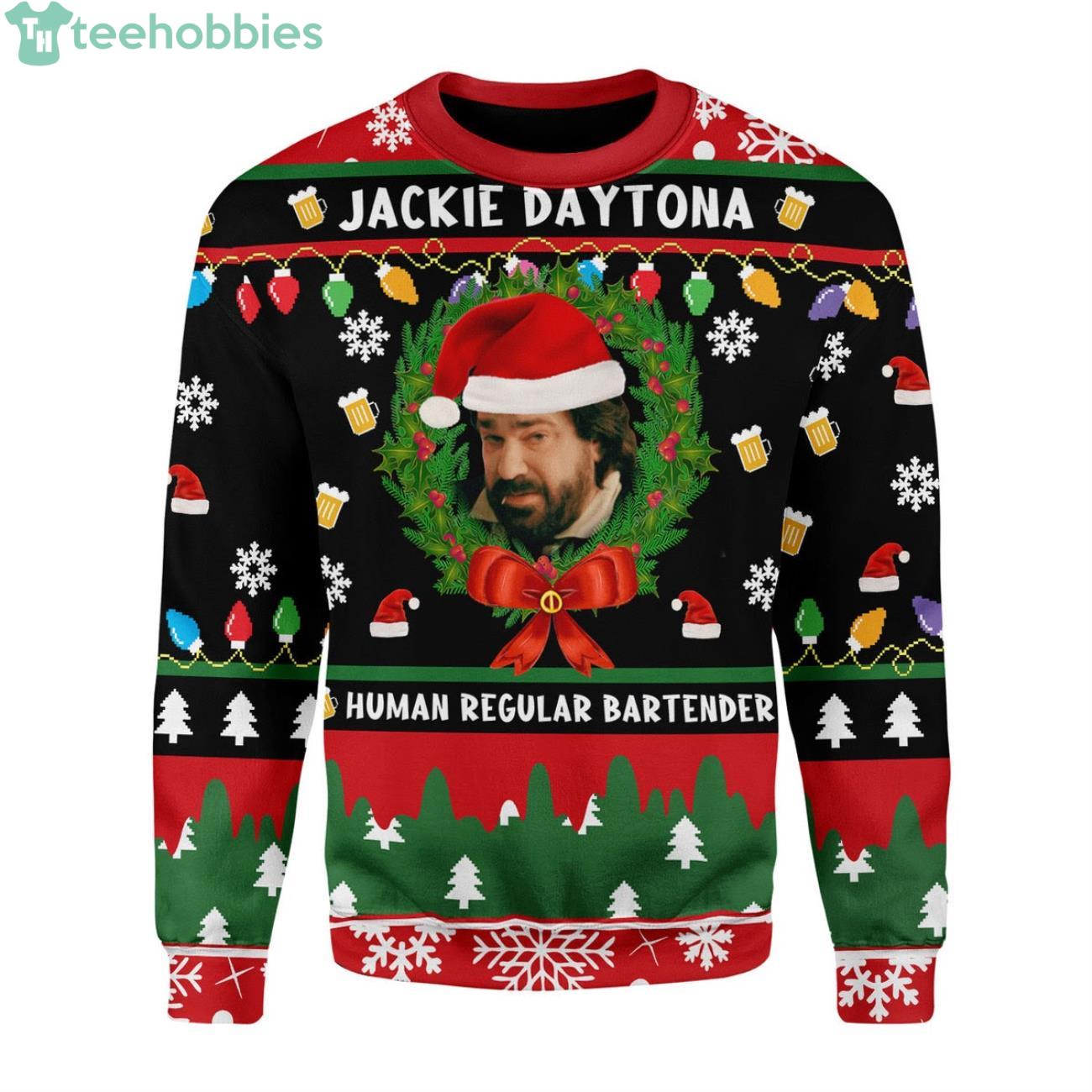 Jackie Daytona Ugly Christmas Sweater Product Photo 1 Jackie Daytona Ugly Christmas Sweater Product Photo 1
