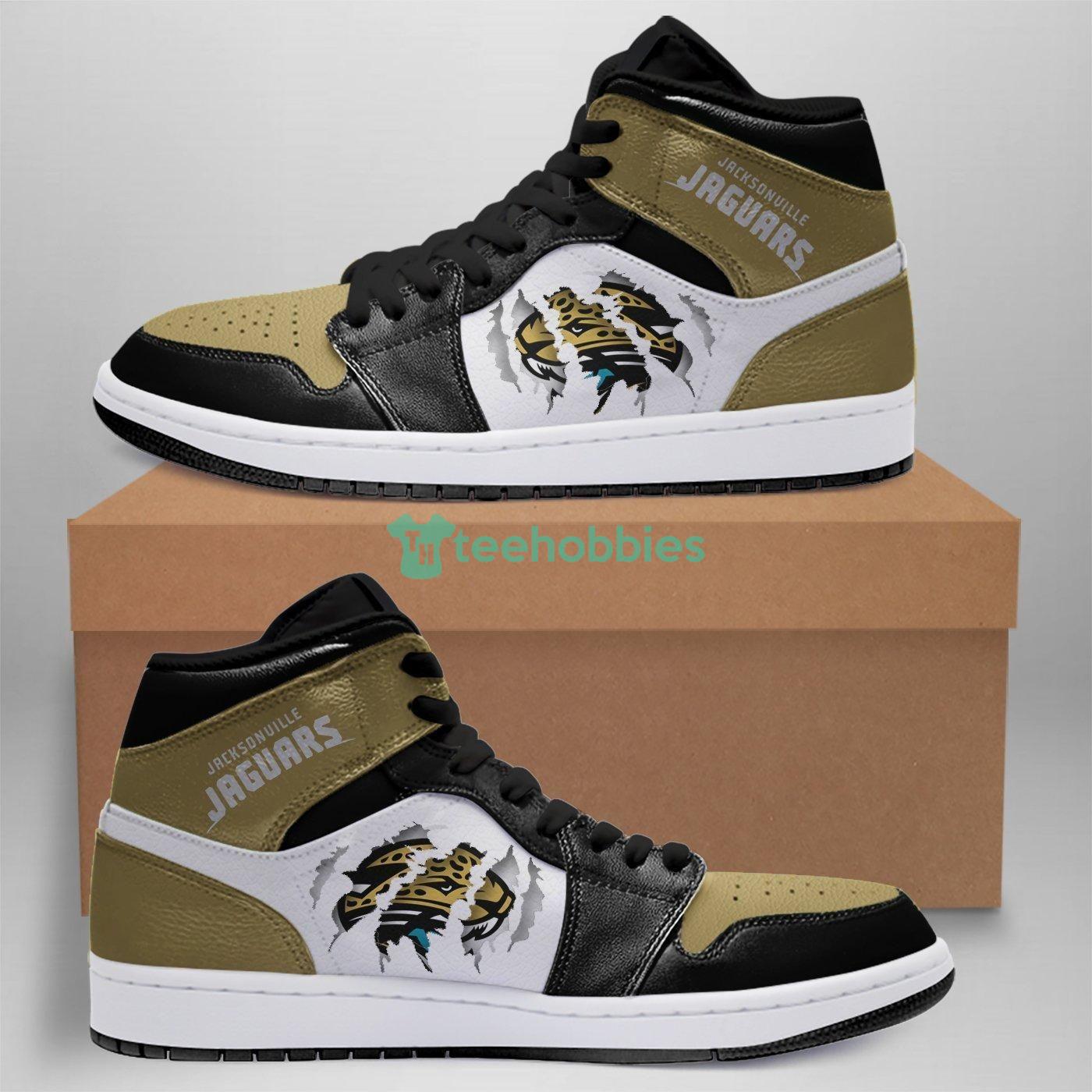 Jacksonville Jaguars Team Team Air Jordan Hightop Shoes Product Photo 1