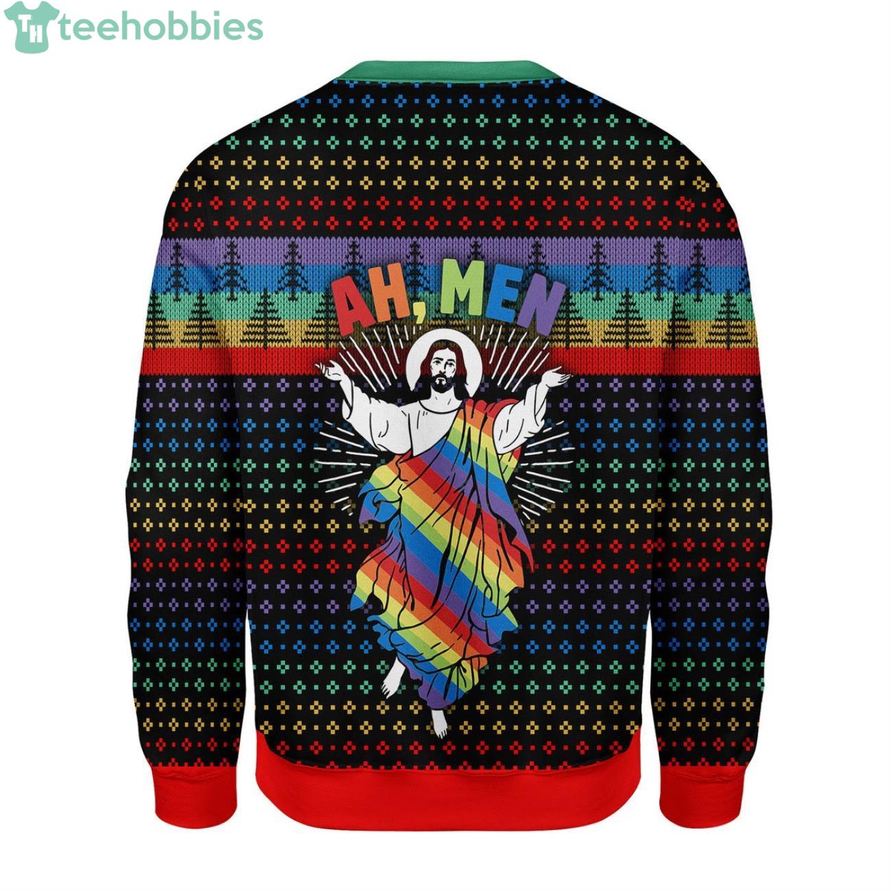 Jesus LGBT Ugly Christmas Sweater image Jesus LGBT Ugly Christmas Sweater Product Photo 2