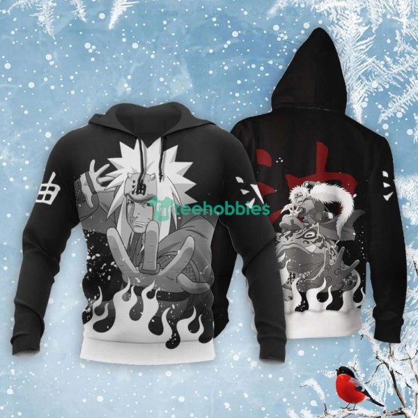 Jiraiya All Over Printed 3D Shirt Custom Anime Fans Naruto Shippuden Product Photo 3