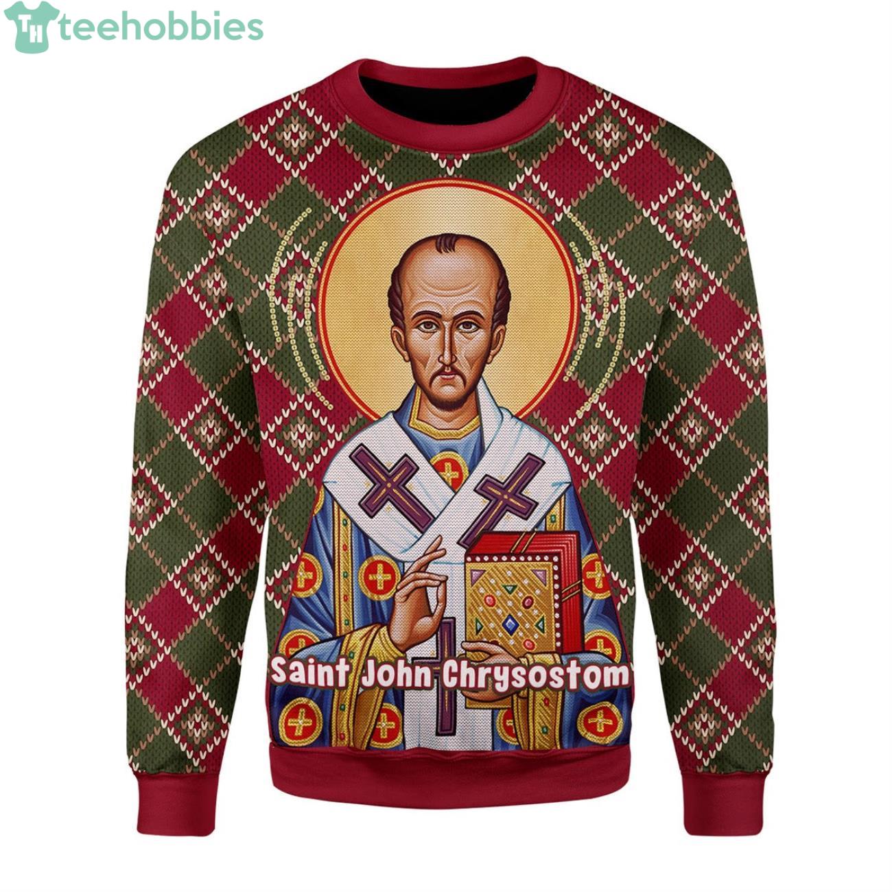 John The Apostle Ugly Christmas Sweater Product Photo 1