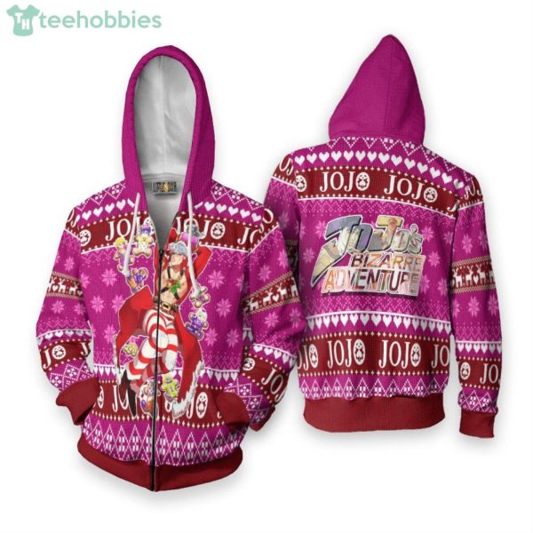 JoJo s Bizarre Adventure Custom Jonathan Joestar Anime Fans Ugly Christmas Sweater Hoodie Product Photo 2