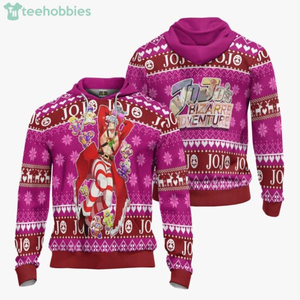 JoJo s Bizarre Adventure Custom Jonathan Joestar Anime Fans Ugly Christmas Sweater Hoodie Product Photo 3