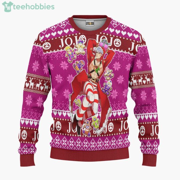 JoJo s Bizarre Adventure Custom Jonathan Joestar Anime Fans Ugly Christmas Sweater Hoodie Product Photo 1