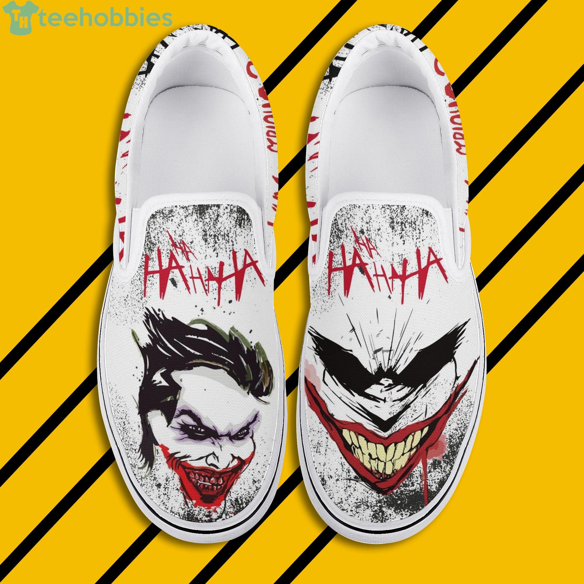 Joker Face Happy Halloween Slip On Shoes For Men And Women Product Photo 1