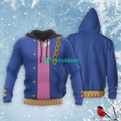 Jotaro Kujo Costume All Over Printed 3D Shirt JJBA Anime Fans Product Photo 3