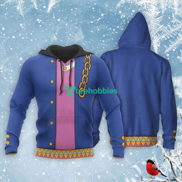 Jotaro Kujo Costume All Over Printed 3D Shirt JJBA Anime Fans Product Photo 3