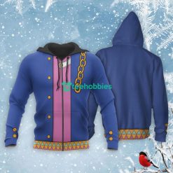 Jotaro Kujo Costume All Over Printed 3D Shirt JJBA Anime Fans Product Photo 1