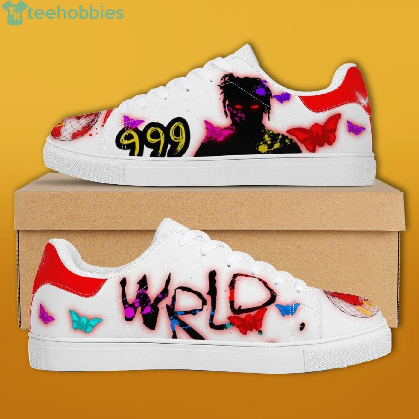 Juice Wrld 999 Butterflies White Sneaker Skate Shoes