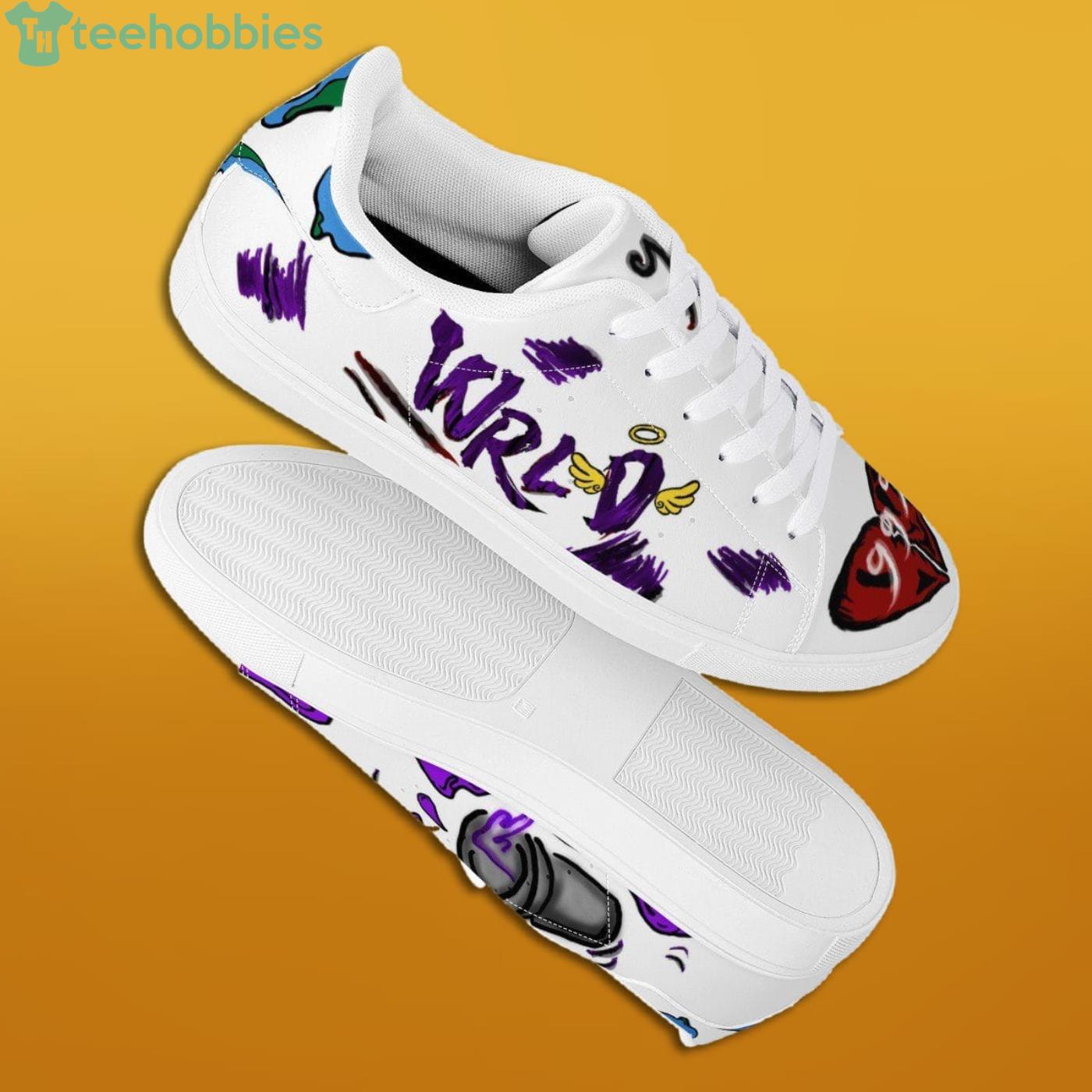 Juice Wrld 999 Butterflies White Sneaker Skate Shoes