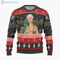 Jujutsu Kaisen Custom Ryomen Sukuna Anime Fans Ugly Christmas Sweater Hoodie Product Photo 1