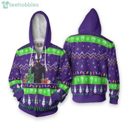 Jujutsu Kaisen Custom Satoru Gojou Anime Fans Ugly Christmas Sweater Hoodie Product Photo 2
