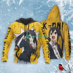 K-On All Over Printed 3D Shirt Custom Azusa Nakano Anime Fans Product Photo 1