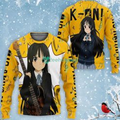 K-On All Over Printed 3D Shirt Custom Mio Akiyama Anime Fans Product Photo 2