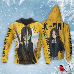 K-On All Over Printed 3D Shirt Custom Mio Akiyama Anime Fans Product Photo 1