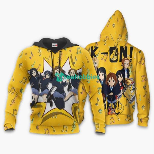 K-On Team All Over Printed 3D Shirt Custom Music Band Anime Fans Product Photo 3