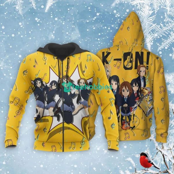 K-On Team All Over Printed 3D Shirt Custom Music Band Anime Fans Product Photo 1