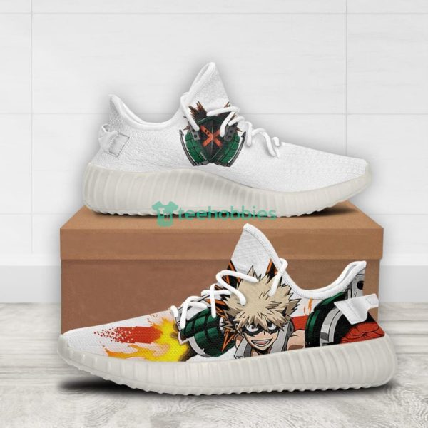 Kacchan Custom My Hero Academia Anime Yeezy Shoes For Fans Product Photo 2