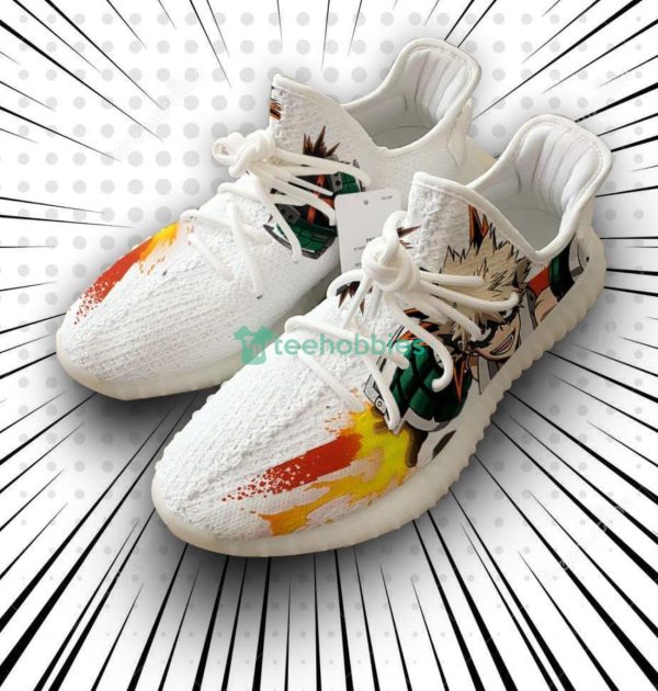 Kacchan Custom My Hero Academia Anime Yeezy Shoes For Fans Product Photo 1