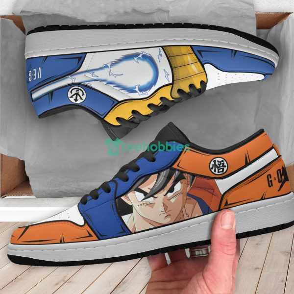 Kakalot x Vegeta Custom Dragon Ball Anime Air Jordan Low Top Shoesproduct photo 3
