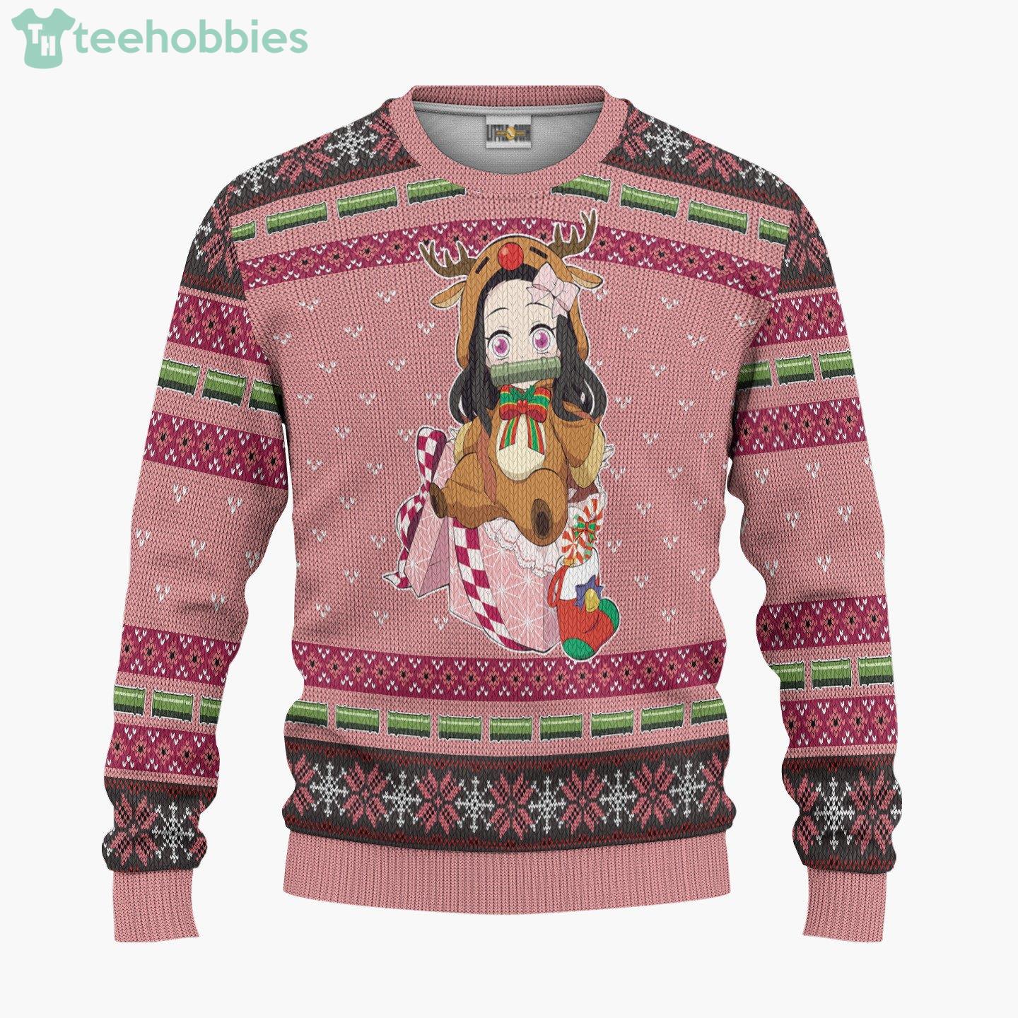 Anime christmas sweater amazon hot sale