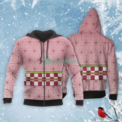 Kamado Nezuko Uniform All Over Printed 3D Shirt Kimetsu Anime Fans Product Photo 1